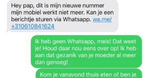 Whatsapp-oplichter verliest snel zijn woorden na deze overvloed aan berichten