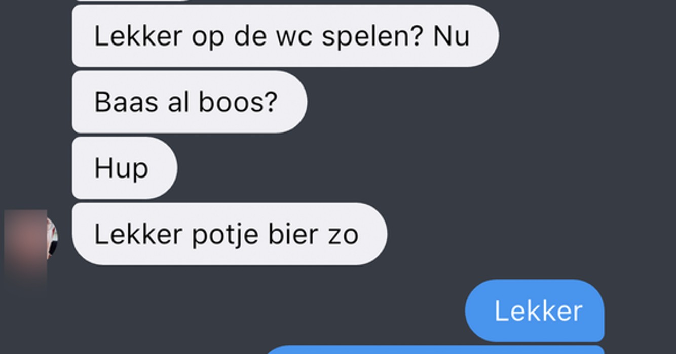 Gast gebruikt Wordfeud-gesprek om een avontuurlijke partner te vinden