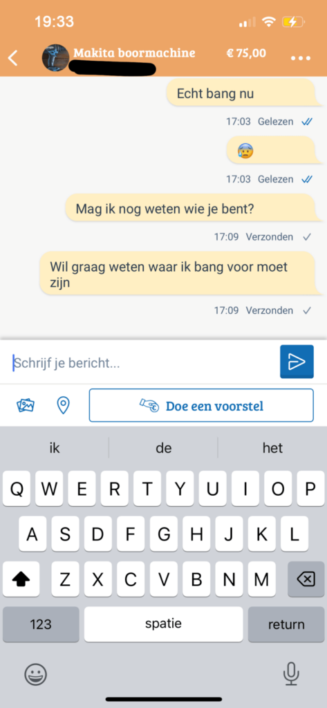 Marktplaats gesprek loopt ouderwets uit de klauwen na schandalig laag bod op boormachine 7