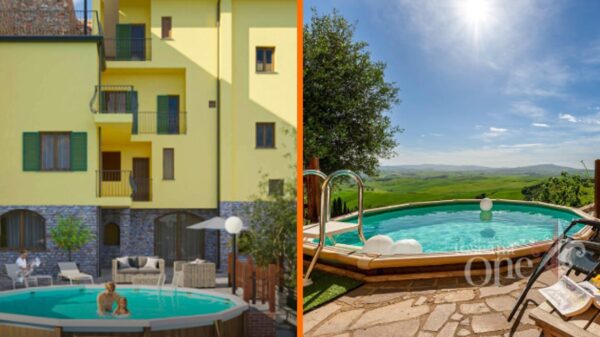 Bijzonder appartement in Toscane met zwembad en prachtig uitzicht te koop voor minder dan 1 ton!