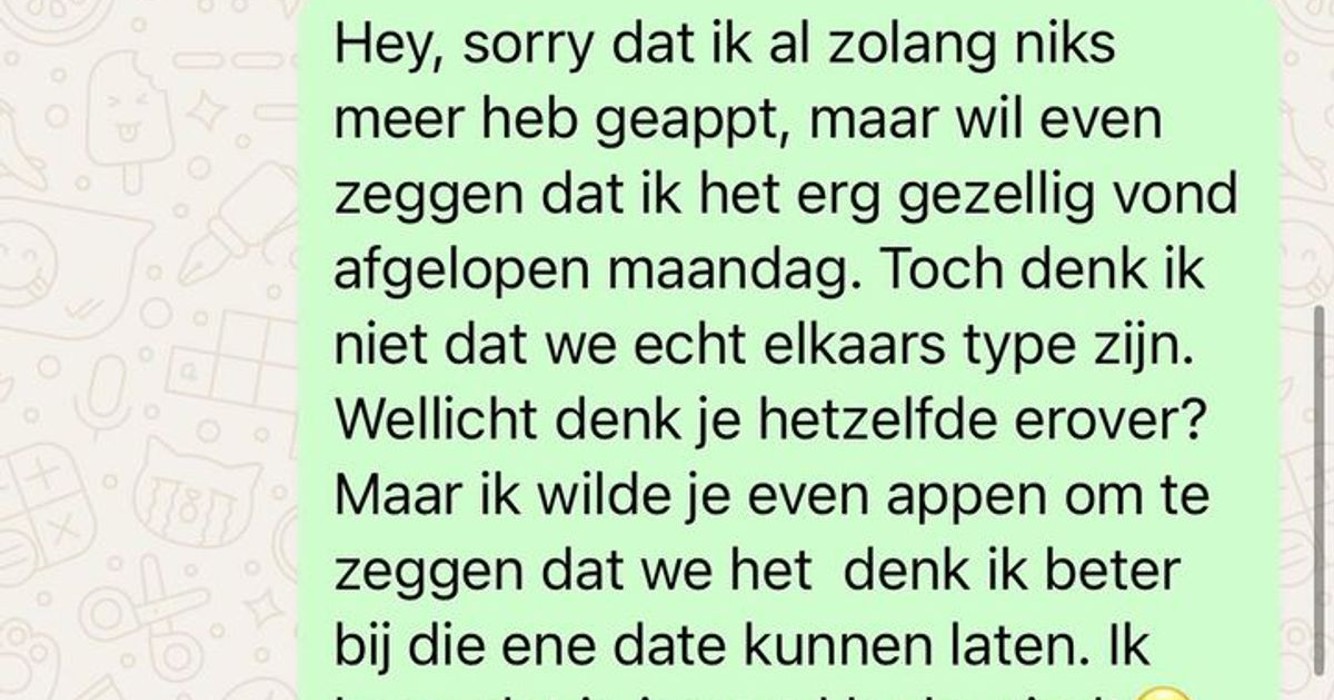 Deze 'breedgeschouderde' Bumble-date biedt “goedbedoeld” advies aan waarop niemand wacht!