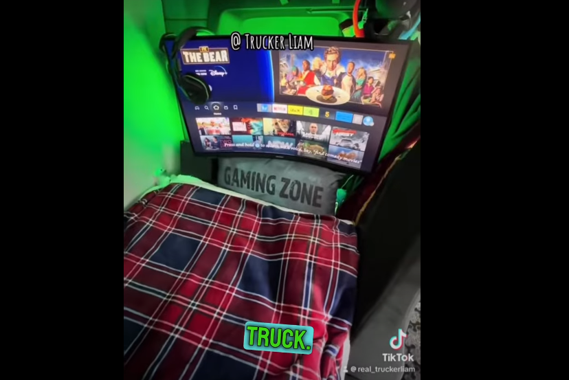 Trucker Liam bouwt zijn Scania-cabine om tot propere game-room!