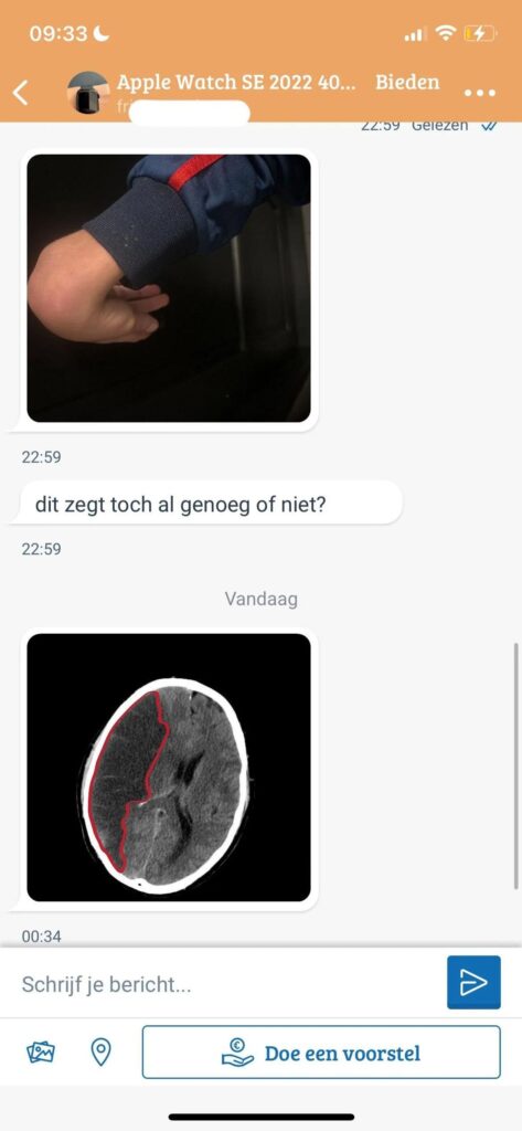 Gast komt met wel héél slecht verhaal om gratis Apple Watch van Marktplaats te regelen2