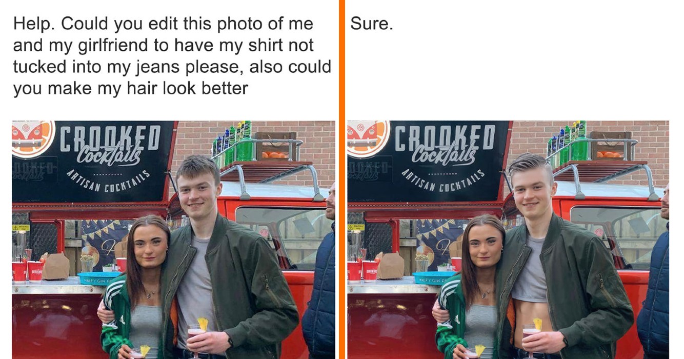 Weer 10 van de meest hilarische fotobewerkingen van Photoshop-koning James Fridman