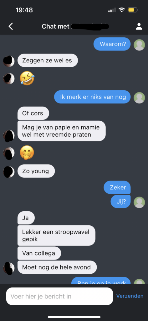 Gast die spelletje Wordfeud wil spelen belandt in vreemdste chat ooit