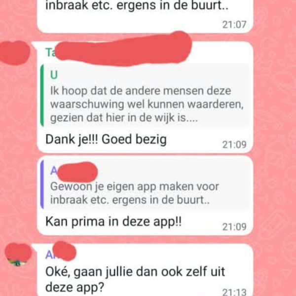 Buurvrouw gaat volledig in 'Karen'-modus nadat vrouw 'info' deelt in buurtapp