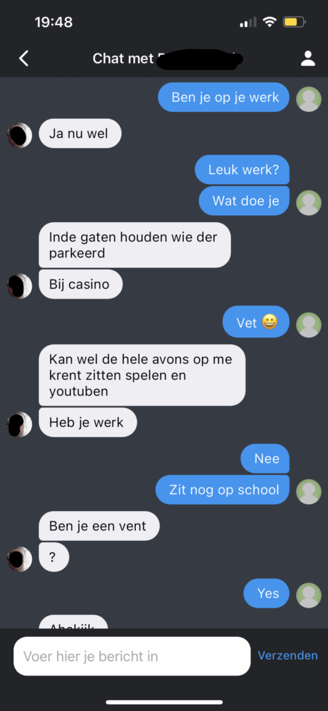 Gast die onschuldig spelletje Wordfeud wil spelen belandt in chat