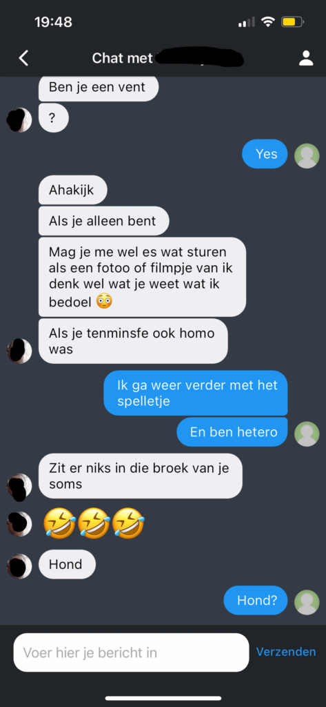 Gast die onschuldig spelletje Wordfeud wil spelen belandt in vreemdste chat