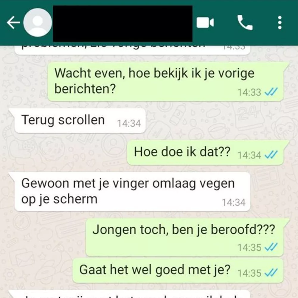 'Vader' bezorgt Whatsapp-oplichter hartaanval met geniale reactie5