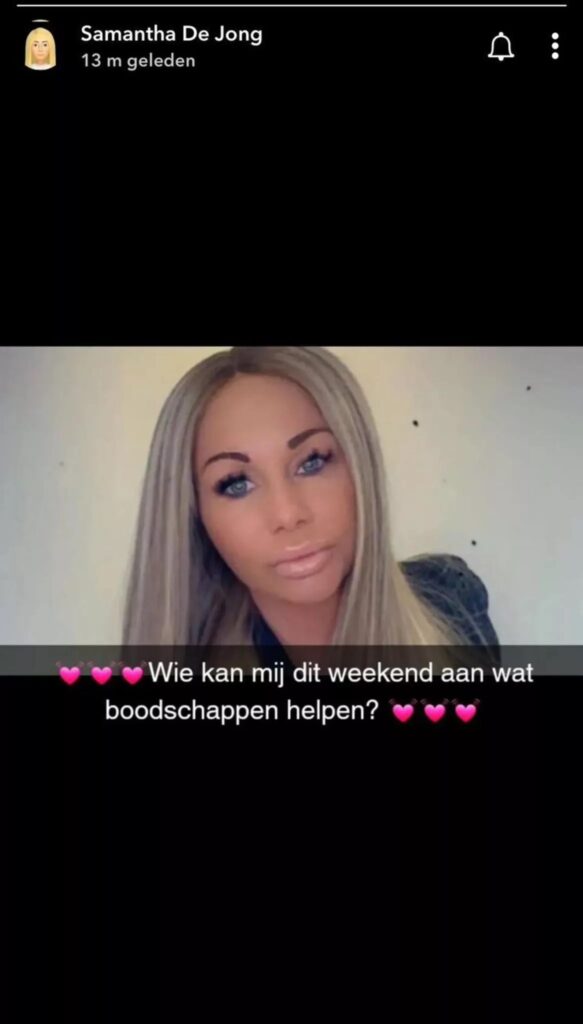 Het was een tijdje stil rondom Samantha de Jong, beter bekend als Barbie, waardoor het erop leek dat het misschien eindelijk was beter ging met de gevallen realityster. Een noodkreet op haar Instagrampagina doet echter vermoeden dat het alles behalve goed met haar gaat.