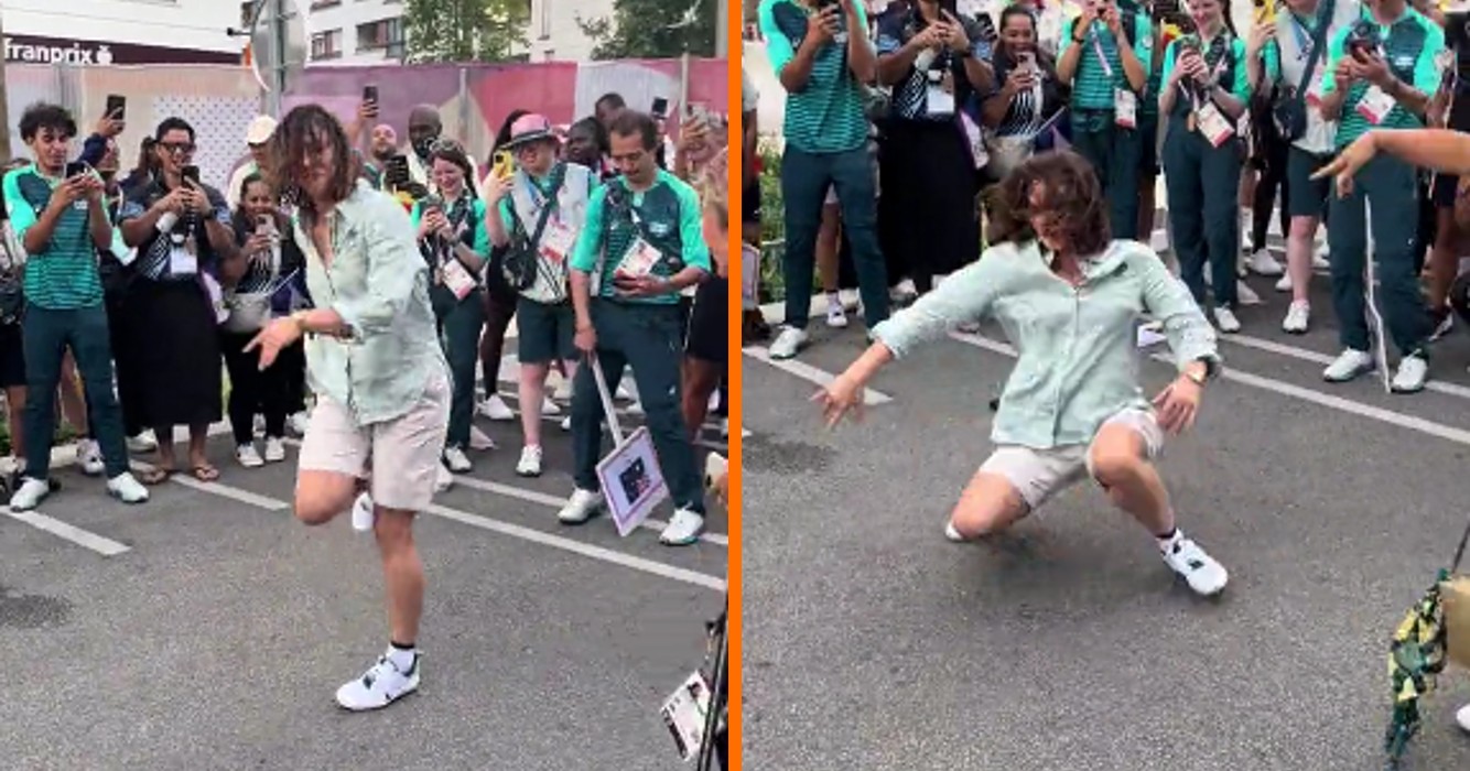 Verbazing om nieuwe beelden Australische breakdancer: 'Waarom deed ze dit niet op de Olympische spelen?!'