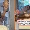 Dame probeert 5 kilo aardappelpuree met jus weg te werken in bizarre challenge