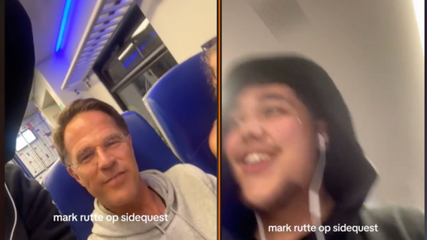 Mark Rutte in de 2e-klasse