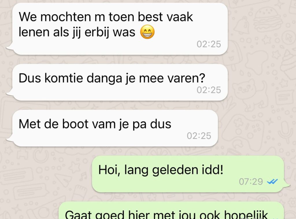 Dame krijgt middenin de nacht een appje