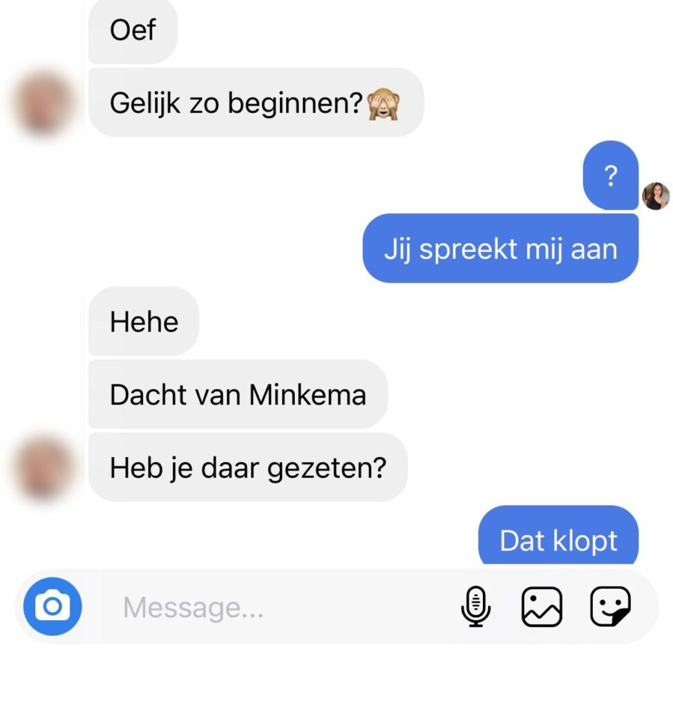 Insta-gesprek