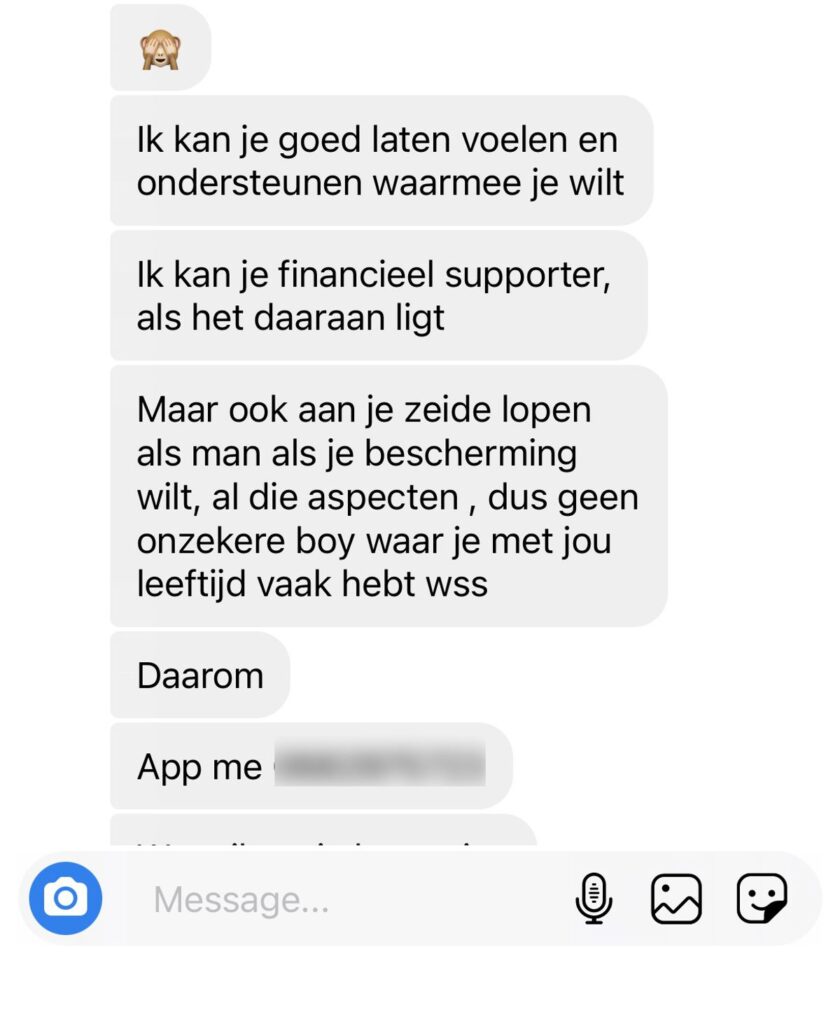 Insta-gesprek loopt al