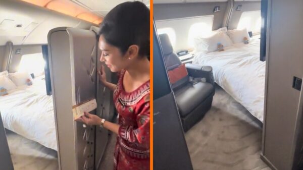 First Class Suites van Singapore Airlines