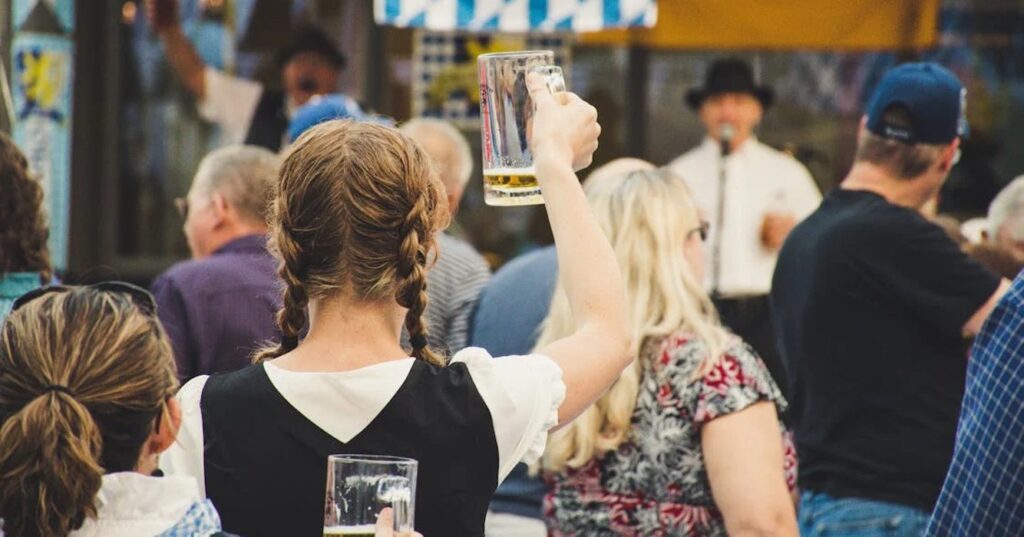 Oktoberfest-meisje