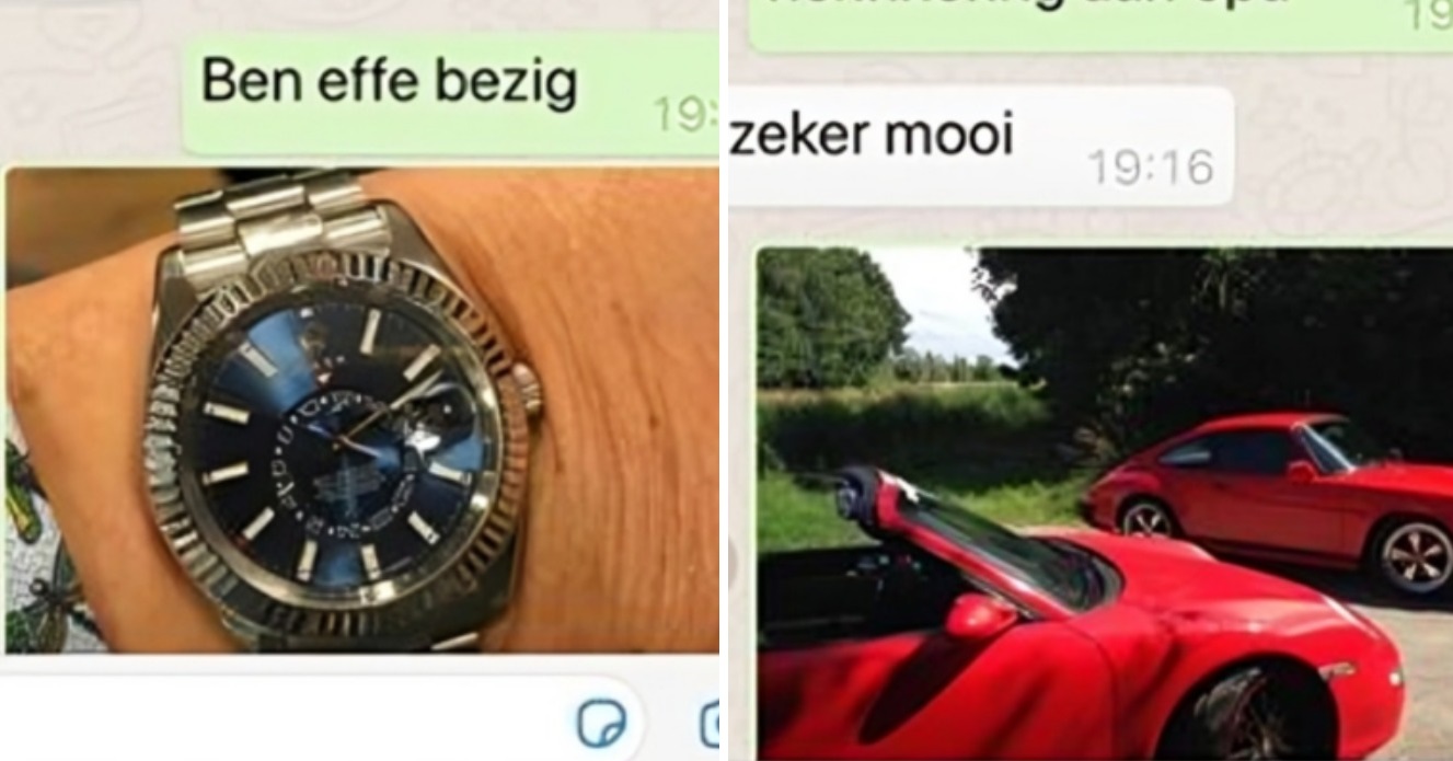 Geniale 'vader' laat Whatsapp-oplichter denken dat hij miljonair te pakken heeft