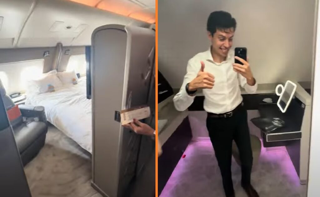 First Class Suites van Singapore Airlines