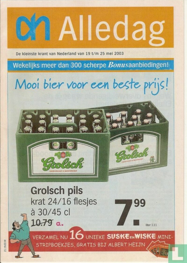 goedkoop een kratje bier