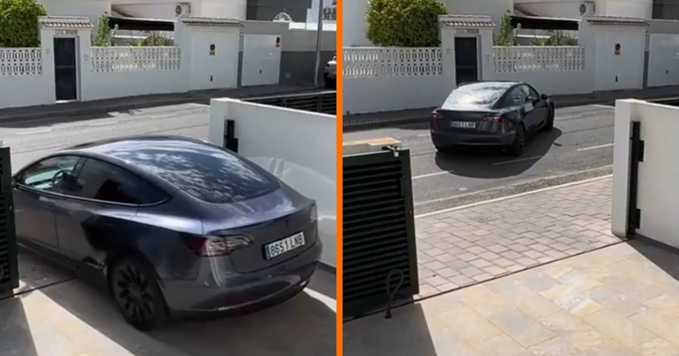 inparkeerfunctie van tesla