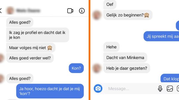 Insta-gesprek loopt al snel uit de hand wanneer ﻿dame benaderd door jongen die haar nog van school 'kon'