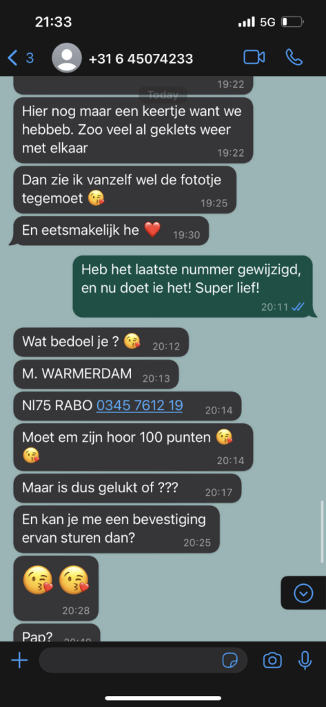 Gast drijft Whatsapp-oplichter tot wanhoop door hem urenlang aan het lijntje te houden10