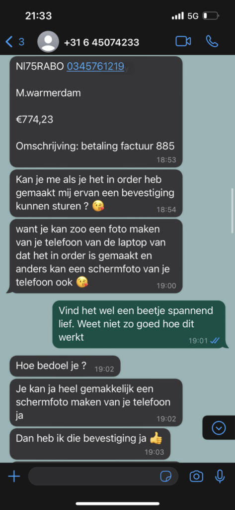 Gast drijft Whatsapp-oplichter tot wanhoop door hem urenlang aan het lijntje te houden5