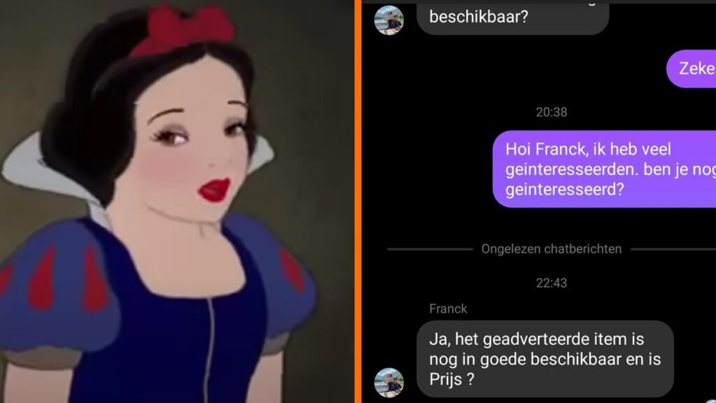 'Sneeuwwitje' stuurt oplichter op hilarische wijze naar de perfecte plek