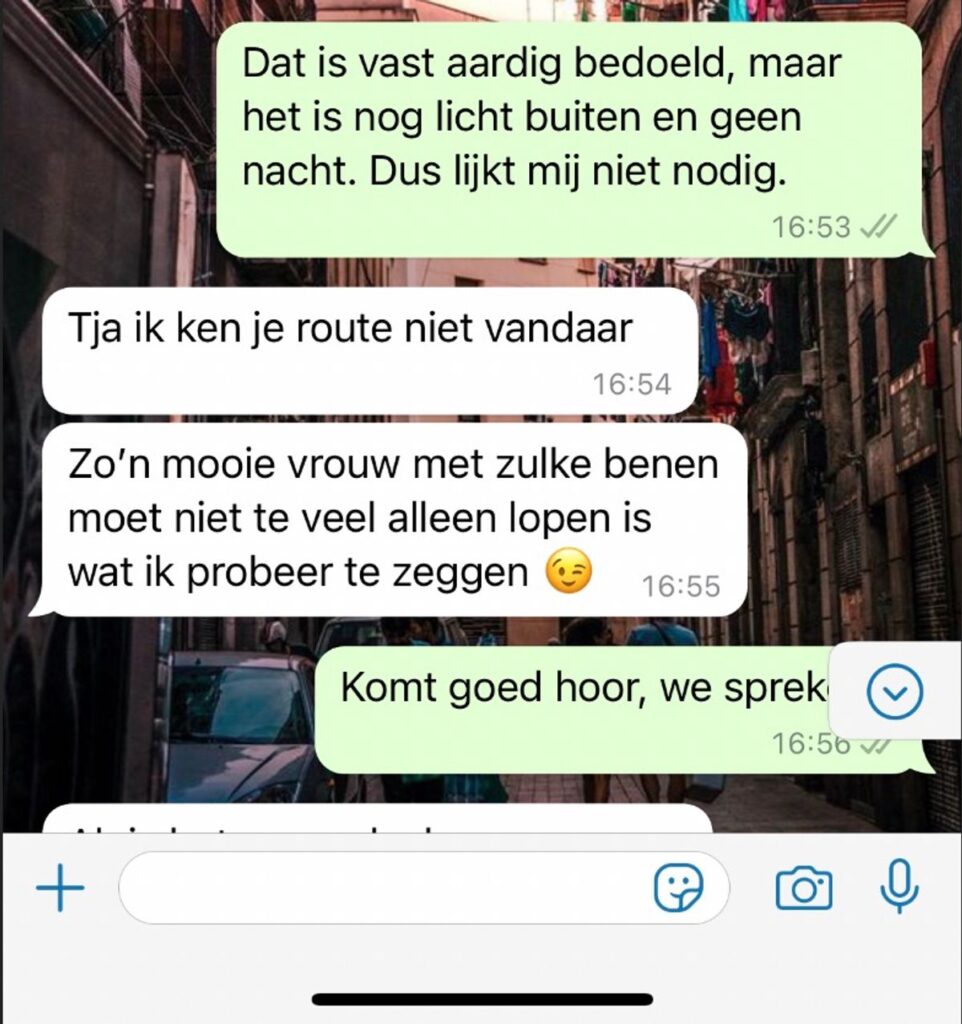 een blauwtje lopen3