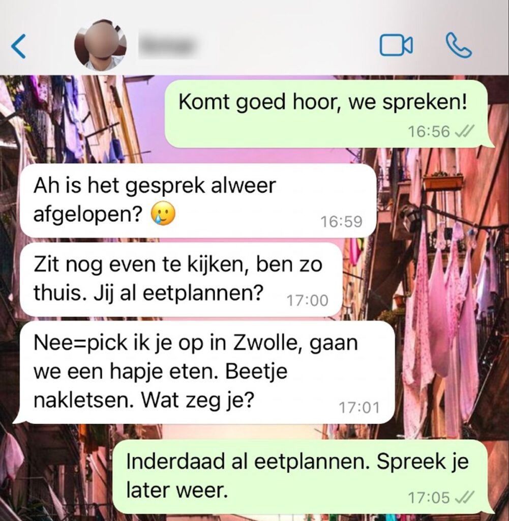 een blauwtje lopen2