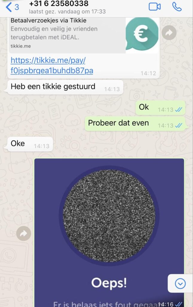 Domste Whatsapp-oplichter ooit7