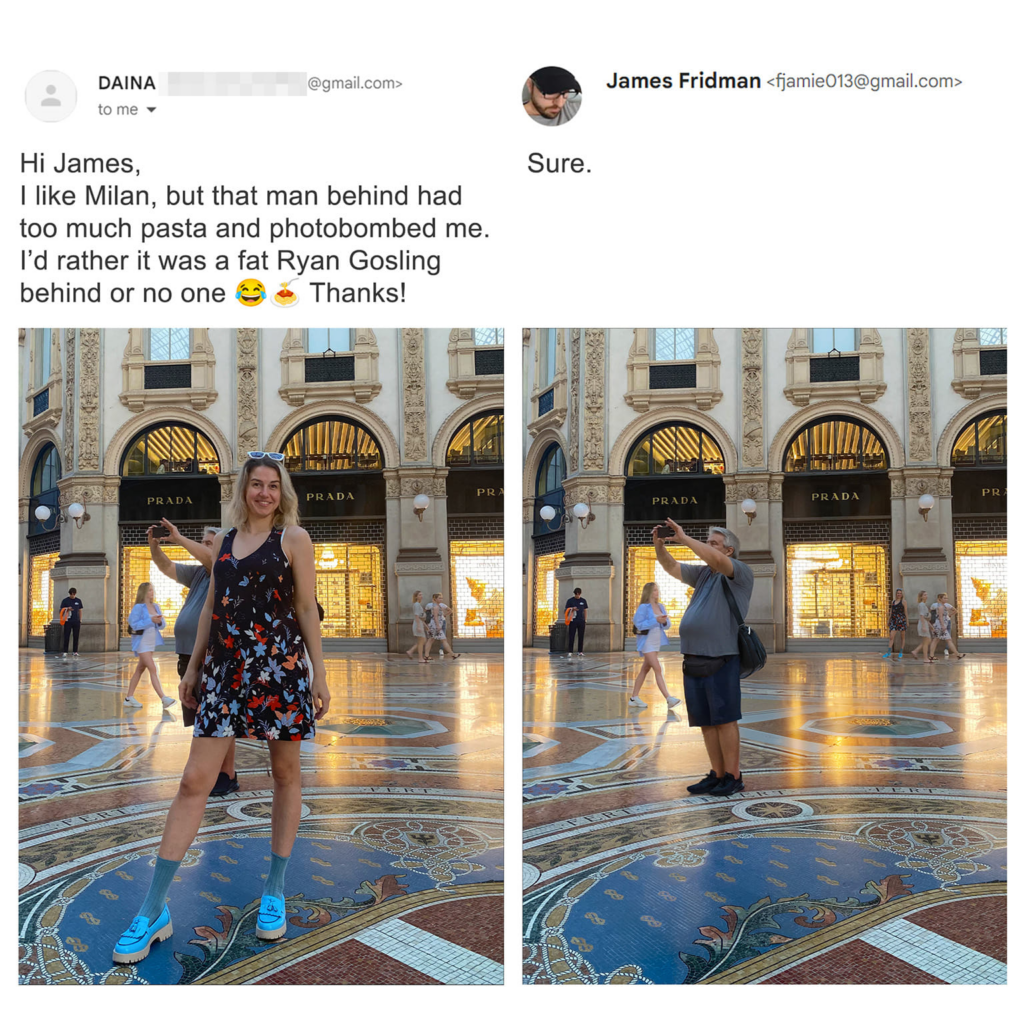 De meest hilarische foto-bewerkingen van Photoshop-koning James Fridman12