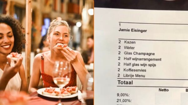 Dit absurde bedrag betaal je voor een avondje eten bij De Librije in Zwolle: glaasje water voor €6,50