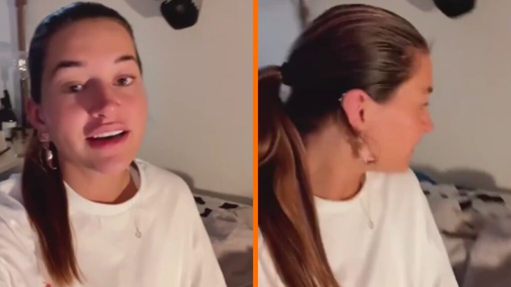 Nederlandse influencer Lieke Augustijn vergeet pikant attribuut van bed weg te halen in video