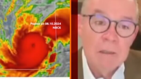 Meteoroloog die over aanstormende 'monsterorkaan' Milton vertelt in tranen: 'Het is gewoon verschrikkelijk'