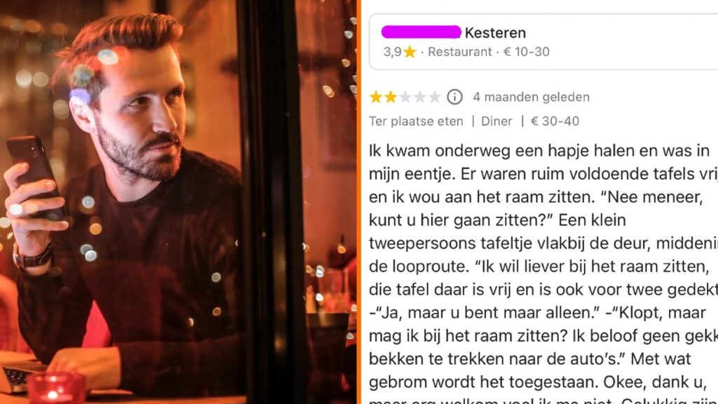 Peter laat review achter: Is Het Zo Moeilijk om Bij Het Raam Te Zitten?