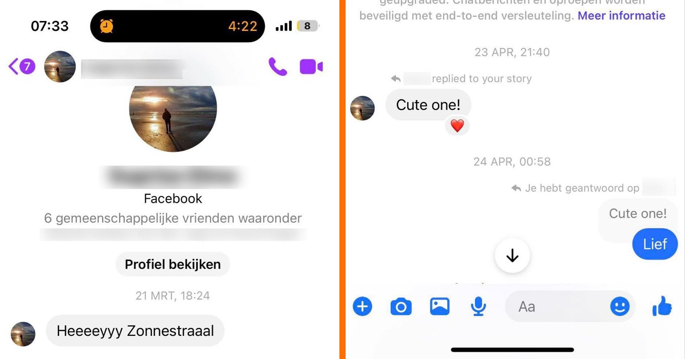 Dame maakt stalker duidelijk dat ze geen interesse in hem heeft maar hij weet niet van ophouden