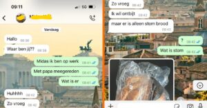Puberzoon boos op moeder omdat er alleen maar 'stom brood' in huis is