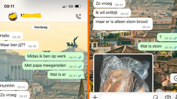 Puberzoon boos op moeder omdat er alleen maar 'stom brood' in huis is