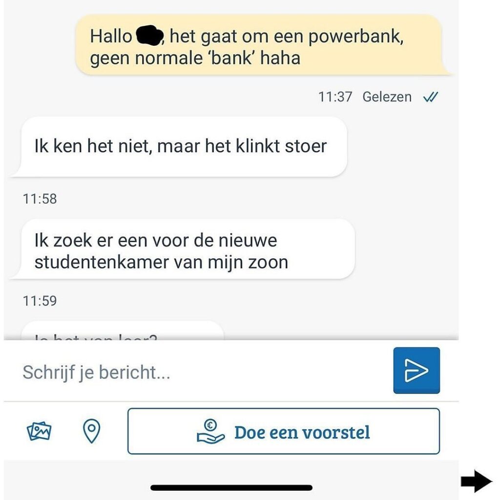 powerbank op Marktplaats98