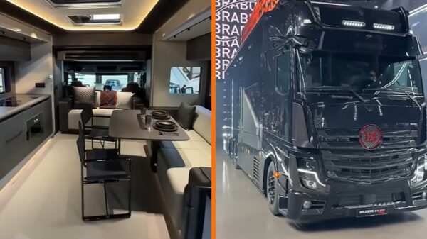 Deze Brabus Big Boy 1200-camper is eigenlijk een luxe appartement op wielen