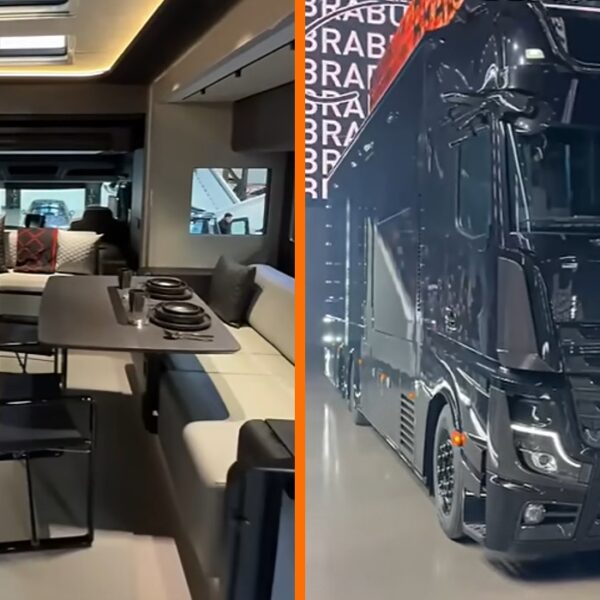 Deze Brabus Big Boy 1200-camper is eigenlijk een luxe appartement op wielen