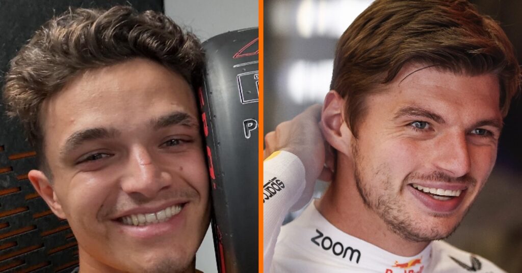 Lando Norris sneert naar Max na GP van Brazilië 'Geen talent, gewoon geluk'