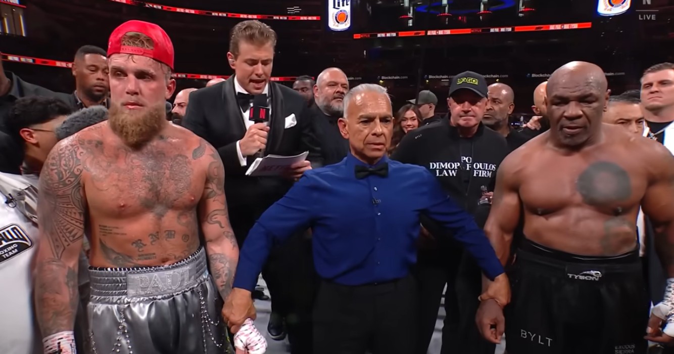 Nieuwe beelden gevecht Mike Tyson-Jake Paul zorgen voor vraagtekens: '100% rigged'