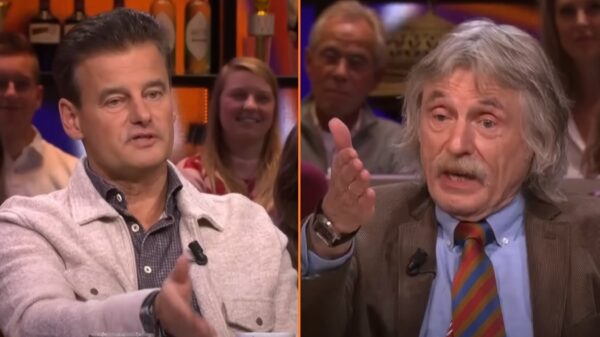 Harde botsing tussen Wilfred Genee en Johan Derksen: 'Alleen maar bezig met dat ***liedje' Kop 2 De intensiteit in de Vandaag Inside studio bereikte een nieuw hoogtepunt toen Wilfred Genee trots een mok liet zien met zijn eigen portret erop, ter promotie van zijn single. Johan Derksen, die zijn irritatie nauwelijks verbergde, bekritiseerde Wilfreds aanhoudende promotie van het liedje. Wilfred reageerde verbaasd en herinnerde Johan eraan dat hijzelf vorige week had voorgesteld het nummer in de uitzending te zingen. Maar Johan hield voet bij stuk, benadrukkend dat al drie afleveringen volledig rond dat nummer draaiden. Het leidde tot een felle discussie, waarin beide heren hun standpunten fel verdedigen. Kop 2 Tijdens een recente aflevering van Vandaag Inside liep een conflict tussen Wilfred Genee en Johan Derksen flink uit de hand. Wilfred verdedigde zijn promotie van de mok met zijn portret door aan te geven dat het idee afkomstig was van het merchandisingteam. Johan prikte hier echter snel doorheen en beschuldigde Wilfred ervan vooral met zichzelf bezig te zijn. Toen de discussie verhitte, reageerde Wilfred geïrriteerd. De clash werd duidelijker toen Johan fel uitviel en het nummer van Wilfred afdeed als een “kutliedje.” Hiermee maakte Johan duidelijk dat hij Genee’s promotieactie zat is.