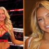 'ring girl' van het Tyson-Paul gevecht dat nu knetterviral gaat