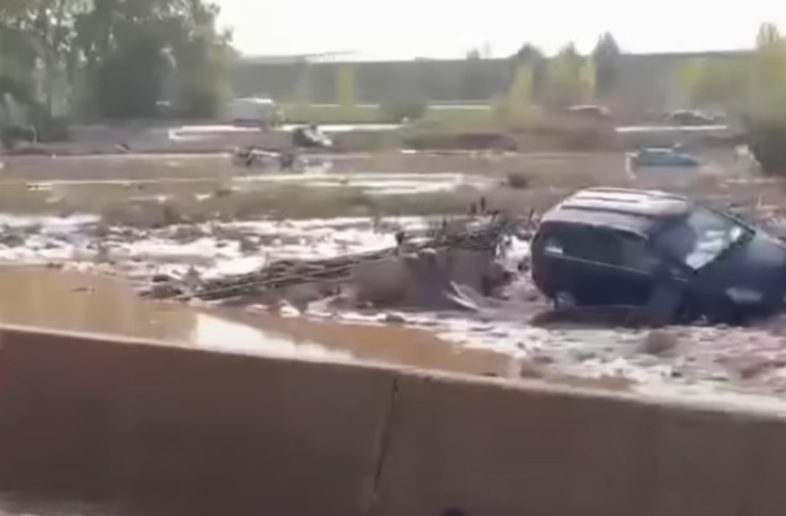 Noodweer in Spanje