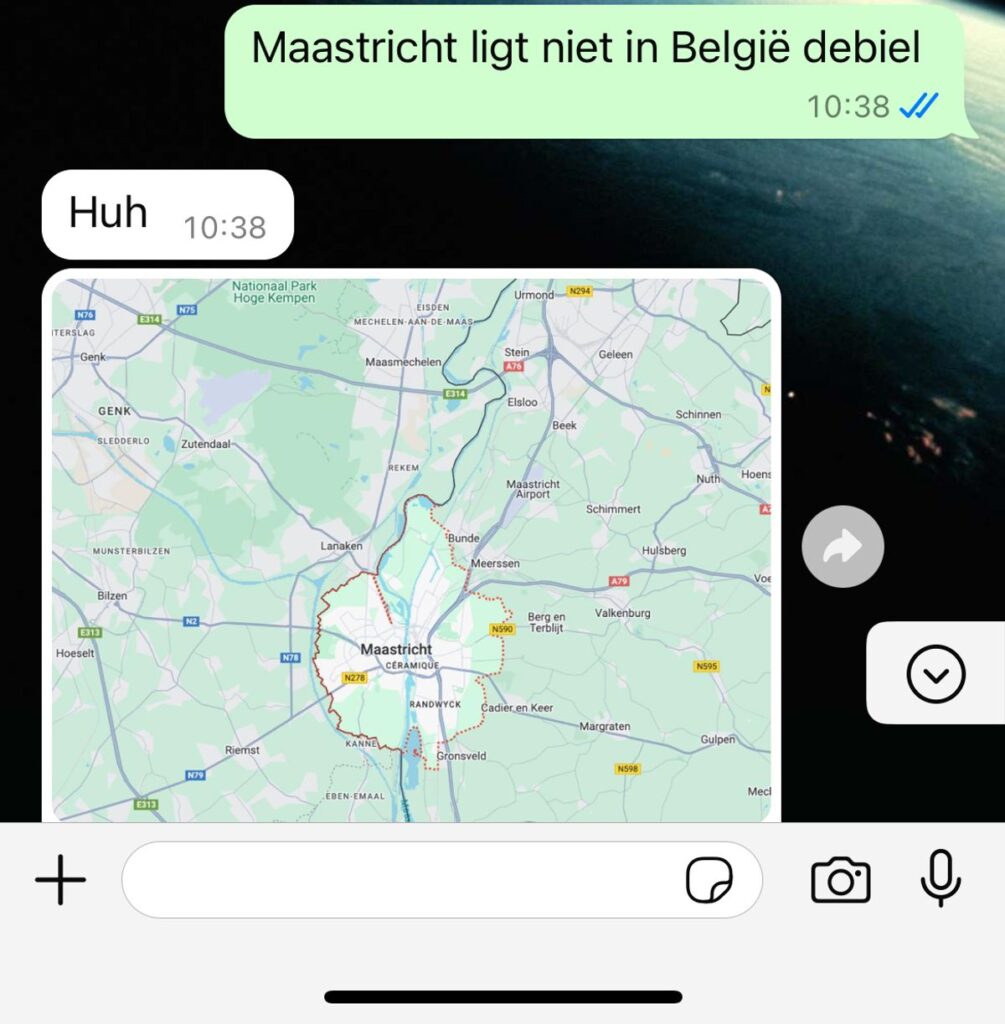 Waar ligt Maastricht?